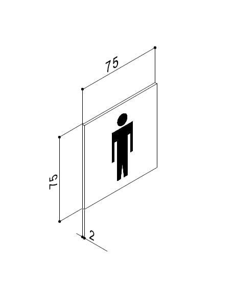 Auf Der Suche Nach Einem Selbstklebenden Quadratischen Symbol Rauchen