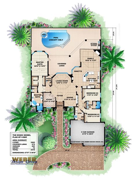 Essex House Plan Weber Design Group Naples Fl