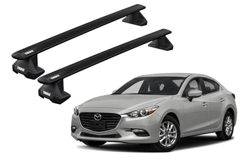 Barras THULE EVO WingBar Para Autos MAZDA 3 2014 A 2018 Negro