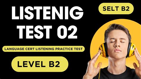 B Level Language Cert Listening Practice Test Selt Listening