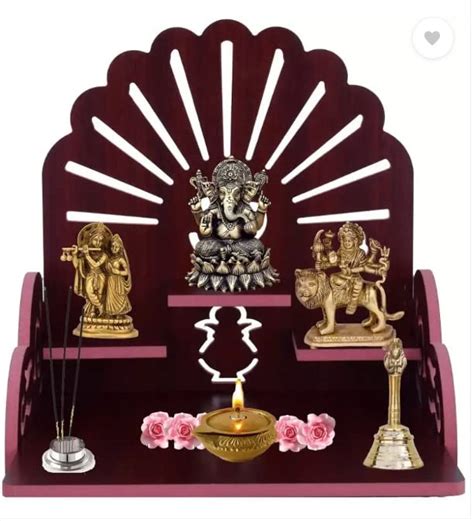 Buy Wooden Temple Mandir Pooja Room Home Decor Office OR Home Temple