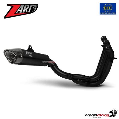 Zard Full Exhaust System Black Steel Silencer Euro5 Approved Triumph