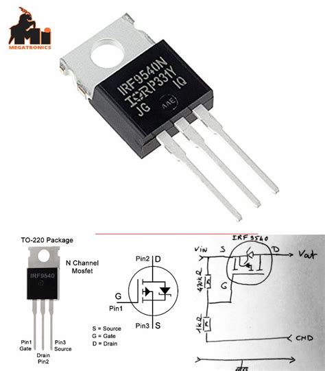 IRF9540 MOSFET Pinout Datasheet Equivalent Specs 40 OFF