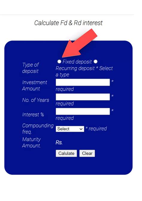 Recurring Deposit Interest Calculator Best Sale