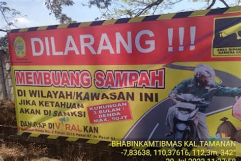 Camat Banguntapan Bantul Berencana Lakukan OTT Pembuang Sampah Sembarangan