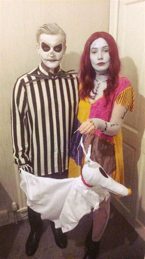 Jack Sally And Zero Halloween Couples Costume Nightmare Before