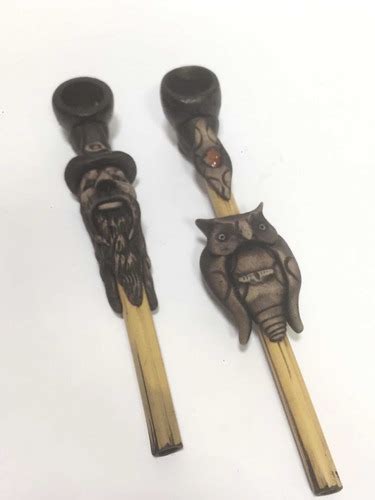 Pipe Cachimbo Artesanal Feito De Bambu Brinde Parcelamento Sem Juros