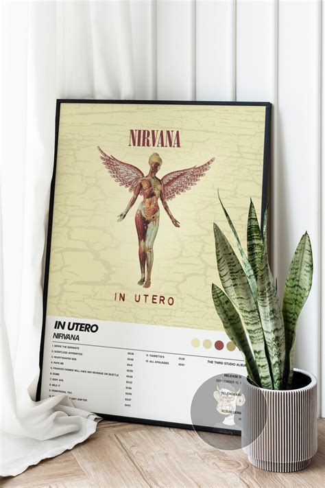 Nirvana in Utero Album Cover Poster - Etsy Canada