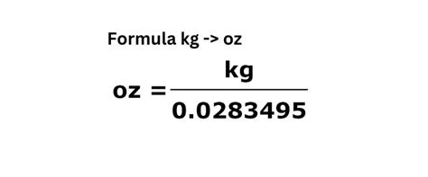 Kg (Kilograms) To OZ(Ounce) Unit Calculators Table Chart