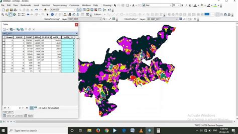 How To Calculate Area Of Raster File In Arcgis Youtube