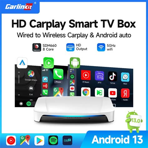 Carlinkit Carplay Tv Kutusu G Kablosuz Android Oto Ai Kutusu