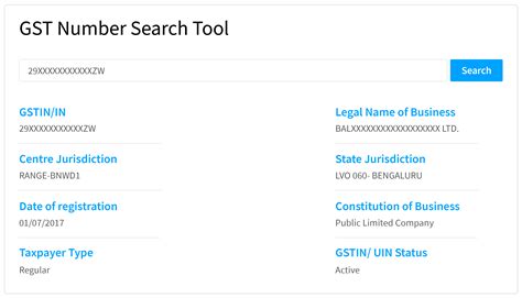 GST Number Search Online Taxpayer GSTIN UIN Verification