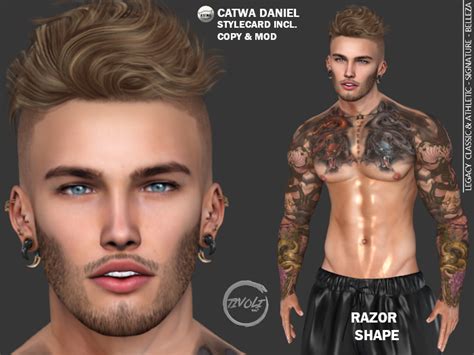 Second Life Marketplace Tivoli Inc Razor Bento Shape For Catwa