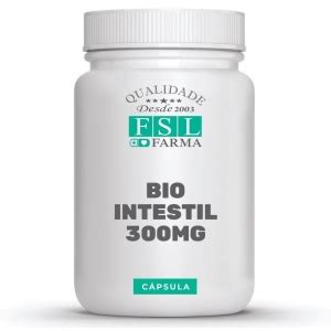 BIOintestil 300mg l Digestão e Motilidade Intestinal 30 Cápsulas FSL