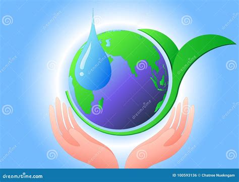 Environmental Conservationvector Stock Vector Illustration Of