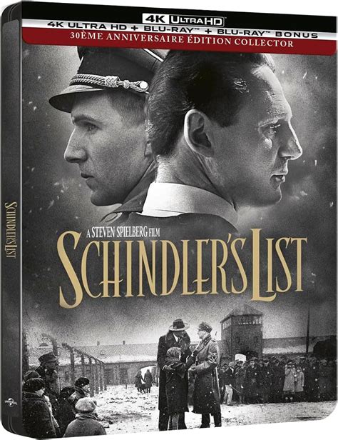 La Liste De Schindler Dition Bo Tier Steelbook Me Anniversaire