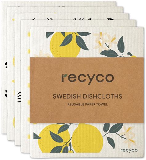 Amazon Recyco Swedish Dishcloths For Kitchen Packs Wholesale