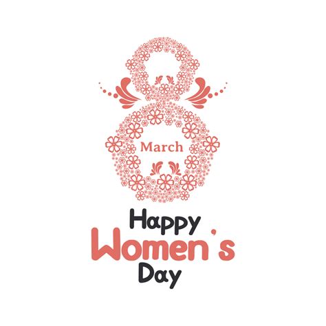 Women Day Vector Png Images 8 March Women S Day Happy Women S Day