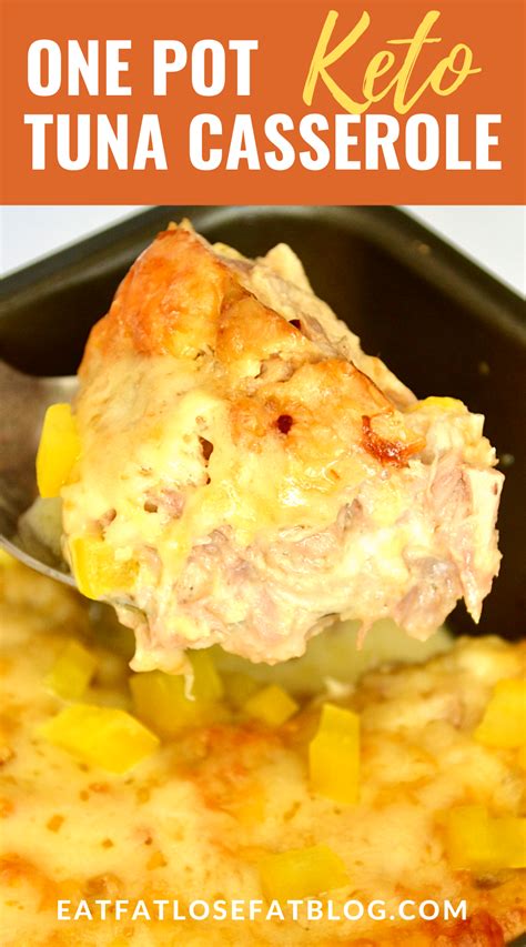 One Pot Keto Tuna Casserole Tastylicious Recipe Keto Recipes Dinner Low Carb Keto Recipes