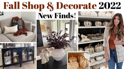 New Fall Decorate With Me 2022 Fall High End Dupes Fall Shelf