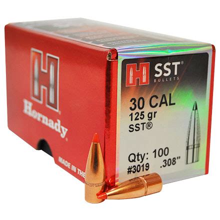 Hornady SST 308 125 Grain 30 Caliber Bullets 100 Count