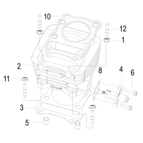 CYLINDER Keeway RKV 125 EFI