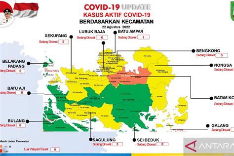 Enam Kecamatan Di Batam Berada Di Zona Kuning COVID 19 ANTARA News