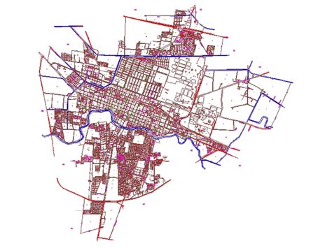 Salamanca Carta Urbana En Autocad Descargar Cad Gratis 44574 Kb