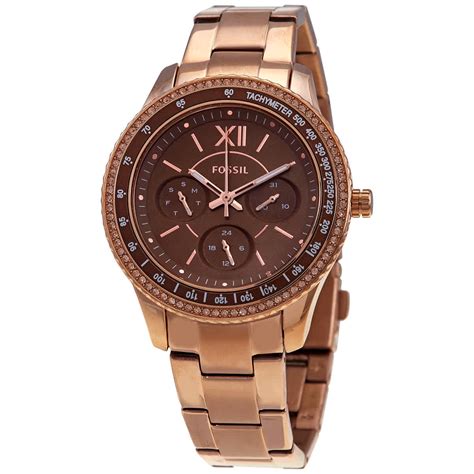 Fossil Womens Rose Gold Tone Stainless Steel Watch In Kosovo At € 223 Rating 5