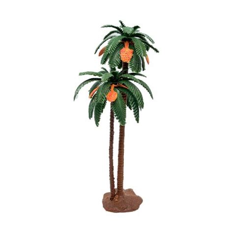 Palmera de plástico 22 cm doble Belenes No solo fiesta