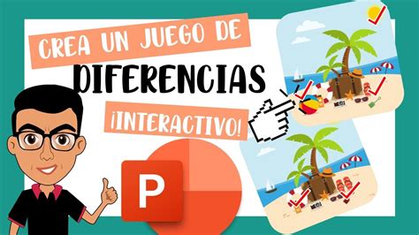 CREA UN JUEGO INTERACTIVO DE DIFERENCIAS EN POWER POINT PASO A PASO