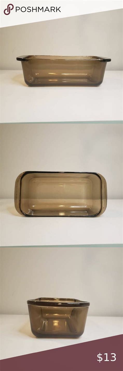 Pyrex Corning Vintage Amber Loaf Pan 1 5 Quart Model 213 In 2023 Pyrex Vintage Corning