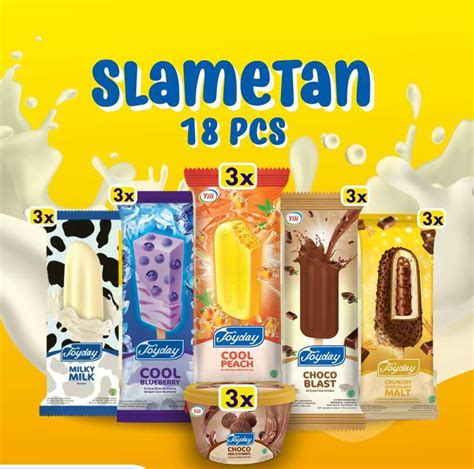 Jual Paket SLAMETAN Es Krim Joyday Di Seller Arcelia Store Kota