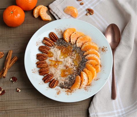 Boekweitpap Met Mandarijn En Pecannoten Low FODMAP Glutenvrij