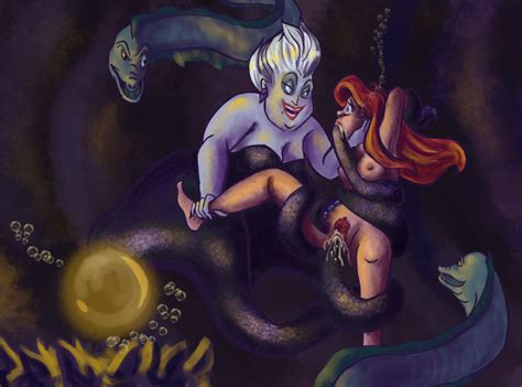 Rule 34 Ariel Asphyxiation Disney Disney Princess Disney Villains