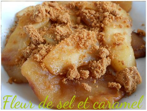 Fleur De Sel Et Caramel Pommes Caram Lis Es Aux Sp Culoos