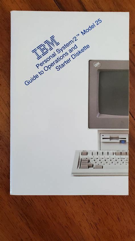 Ibm Ps2 Model 25 Gude To Operations Manual 75x0574 4559235513