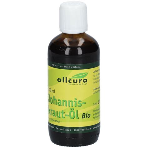 allcura Johanniskraut Öl Bio 100 ml Shop Apotheke