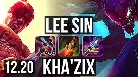 LEE SIN Vs KHA ZIX JNG 3 1M Mastery 16 2 9 500 Games Godlike