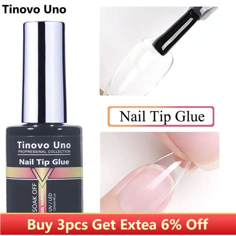 Tinovo Uno Nail Lijm Voor Fals Nail Tip Super Sterke Hold Capsule Lijm