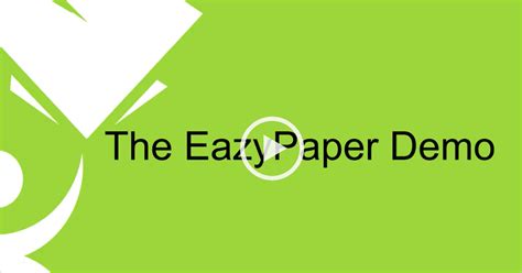 eazypaper demo