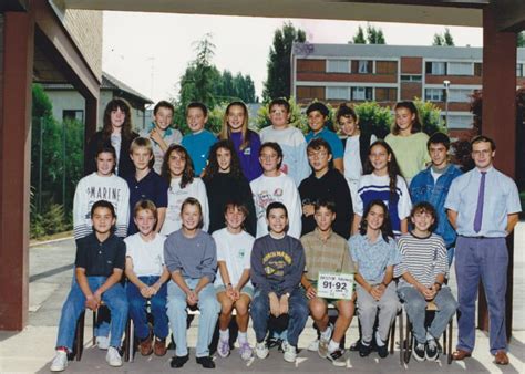 Photo de classe 4ème2 1991 1992 de 1992 Collège Aristide Briand