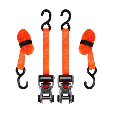 SmartStraps 1 1 4 In X 14 Ft Orange CarbonX Heavy Duty Ratchet Tie