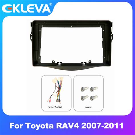 Ekleva Inch Car Fascia Panel For Toyota Rav Dash Kit Radio