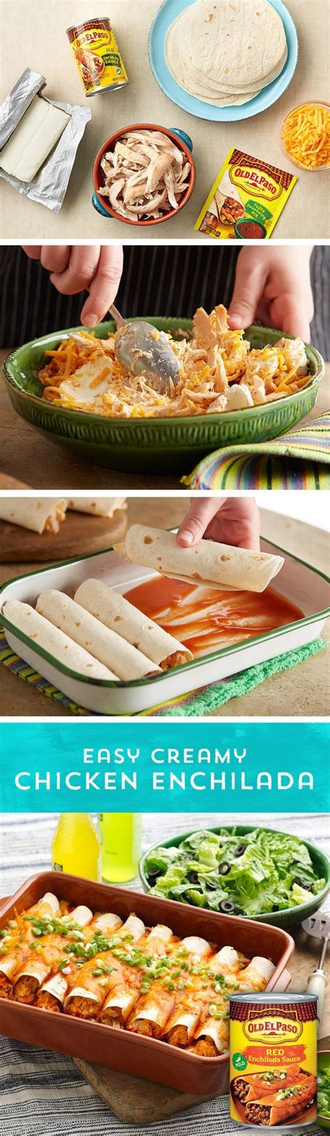 Enchilada Old El Paso Recipe Enchilada Recipes Creamy Chicken