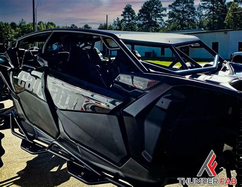 Thumper Fab Can Am X3 Max Roll Cage Hi Brow 2020 Black