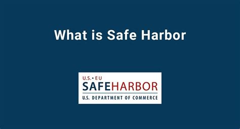 What is Safe Harbor - TermsFeed