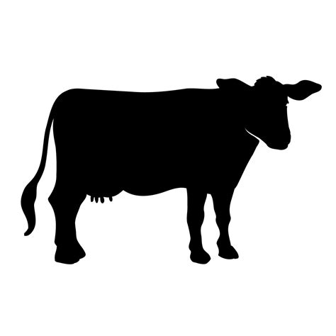 A simple icon of a young cow - heifer 27979376 Vector Art at Vecteezy