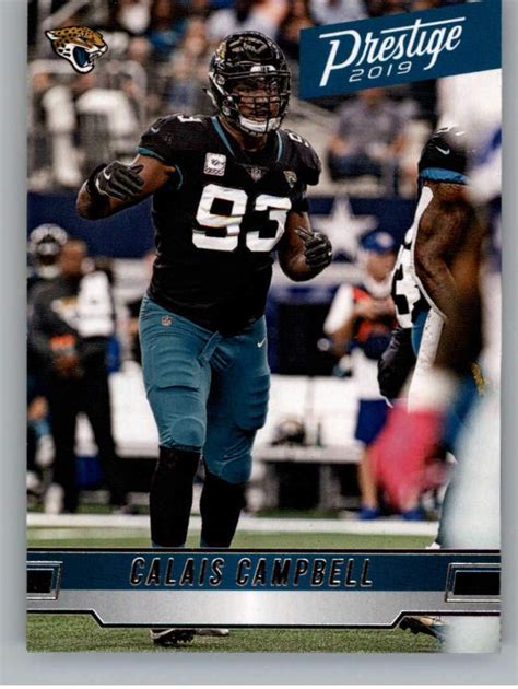 2019 Prestige Football 59 Calais Campbell Jacksonville