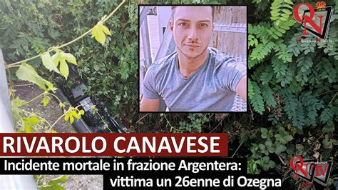 Rivarolo Canavese Incidente Mortale In Frazione Argentera Vittima Un